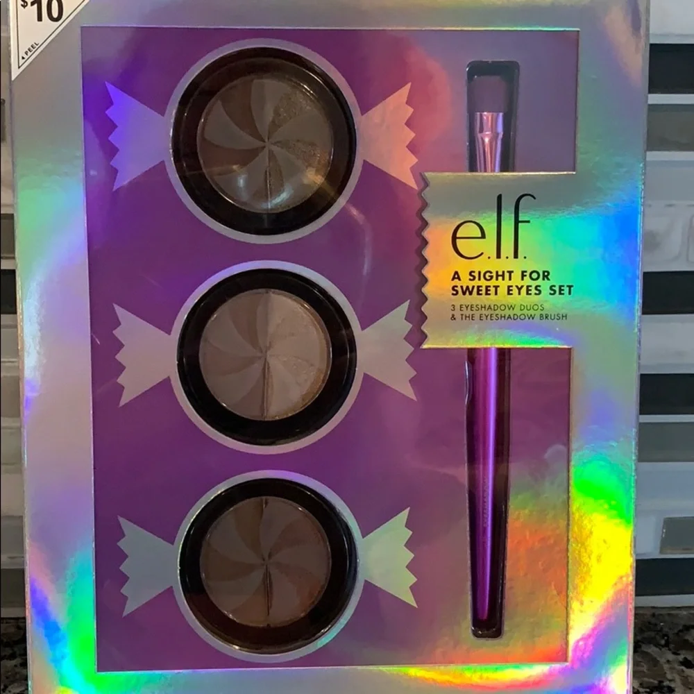NEW Elf‎ 3 Eyeshadow Duo & Eyeshadow Brush